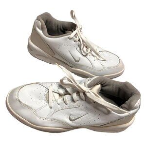 Nike Air Swoosh Golf Womens Shoes White Size 9.5 Vintage Y2K 192014-101 Ladies